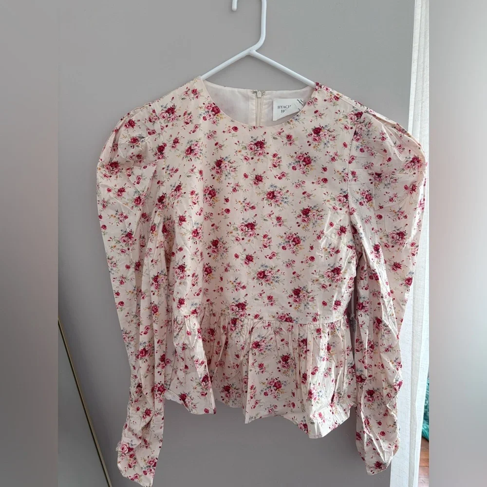 NWT Hyacinth House Floral Blouse